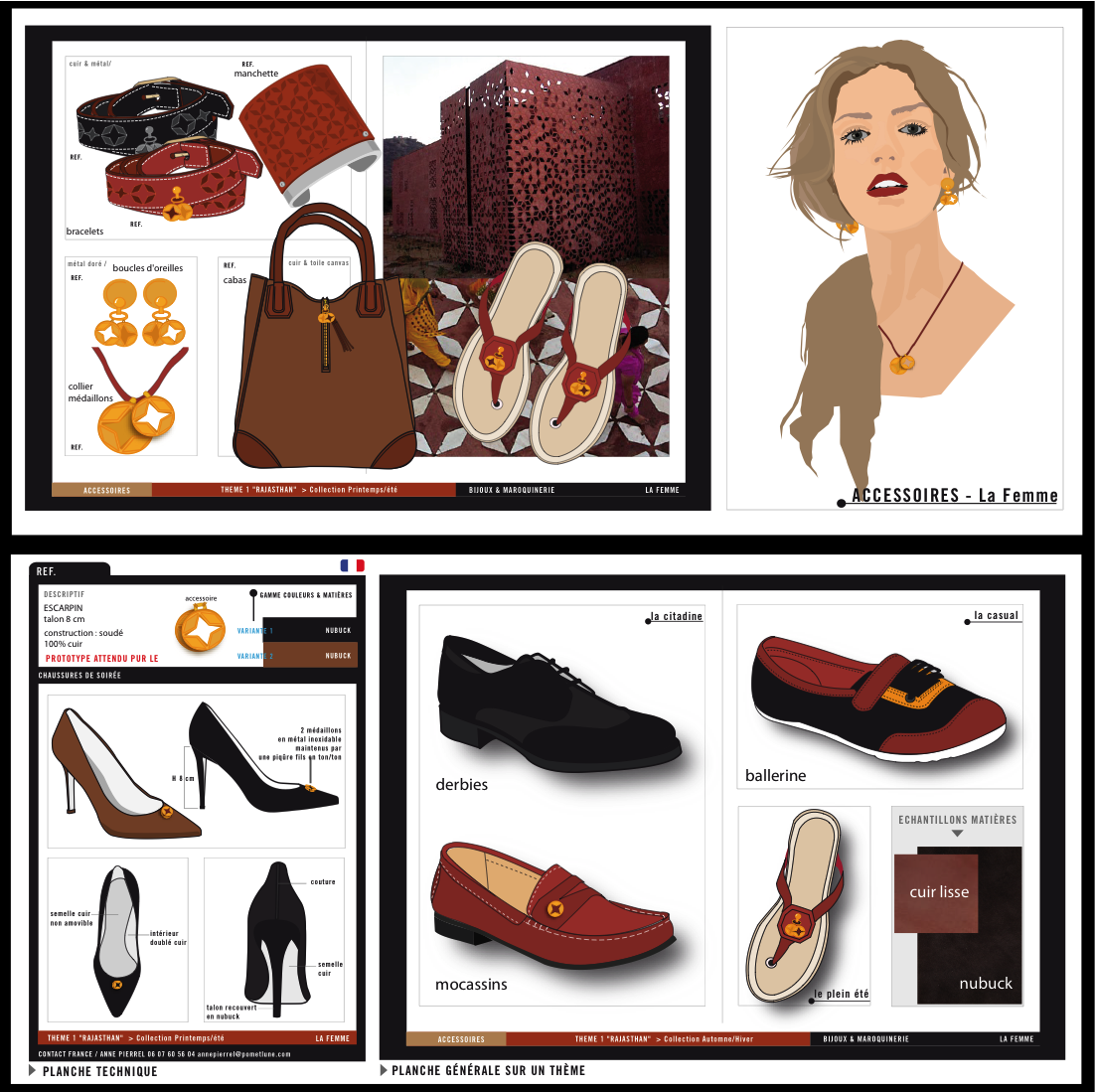 accessoires : la femme : bijoux, maroquinerie, petite maroquinerie, sacs, chaussures